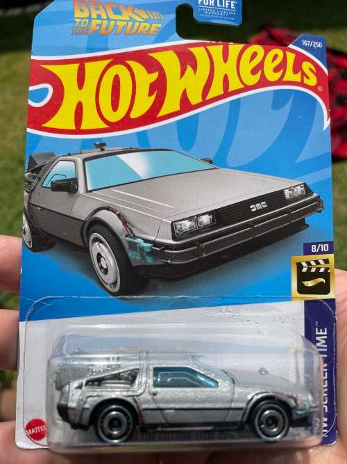 Hot wheels Back to the future long card