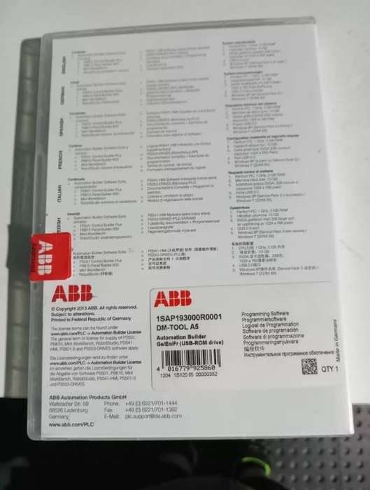 ABB PLC PM583-ETH V2.0 1MB Ethernet AC500 CPU 1SAP140300R0271