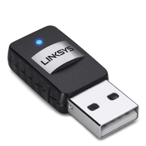 Linksys AE6000 Wireless-AC Mini USB Adapter (AC580 Dual band N150+AC430)