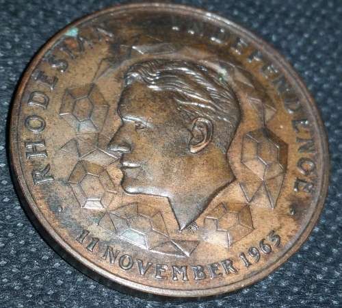 Rhodesian Independence November 11th 1965 Commemorative Medal