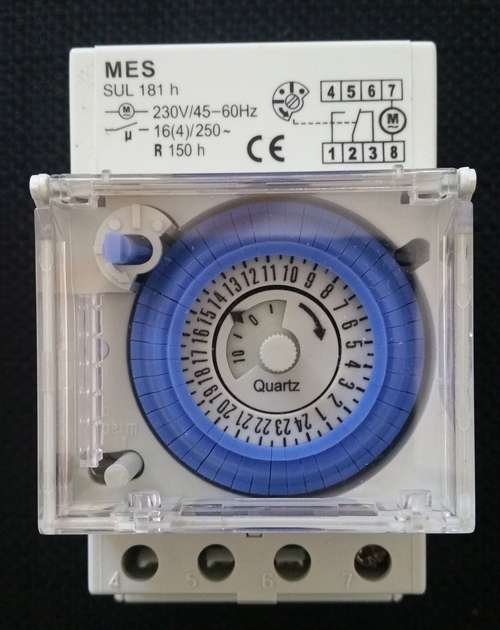 Analogue Timer - Time and light control > Daily program > SUL 181 h 24V - Pool Pumps Etc