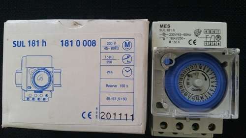 Analogue Timer - Time and light control > Daily program > SUL 181 h 24V - Pool Pumps Etc
