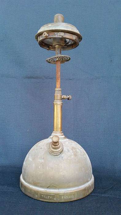Tilley Table Lamp Model TL136 - shorter version of the TL106 - 1952 to 1956 - Brass Paraffin Lamp