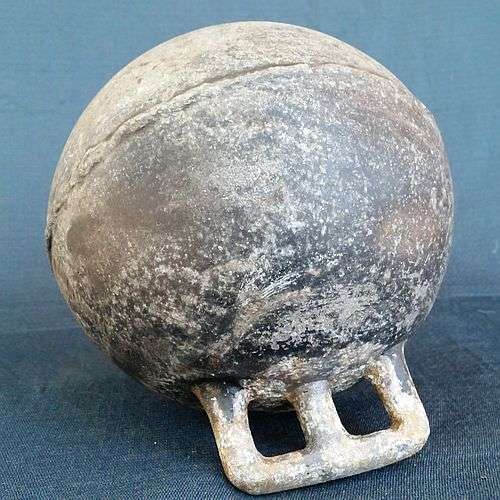 Early 1900's Deep Sea Buoy - Phillips Trawl Float -  Zink Alloy