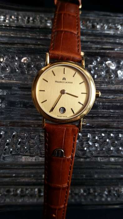 Maurice Lacroix 18k Gold Aurea Ladies Watch - Excellent Condition, Classic Stylish Ladies Watch