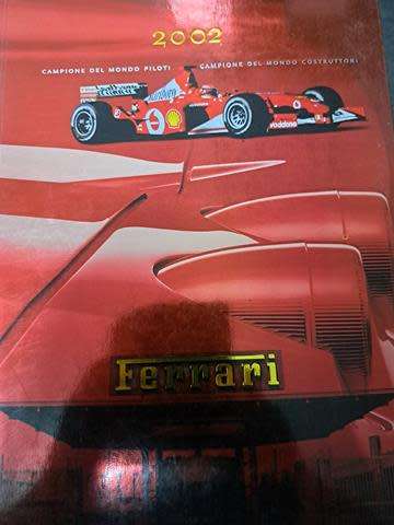 2002 YEARLY FERRARI ANNUAL GLOSSY MAGAZINE 286 PAGES