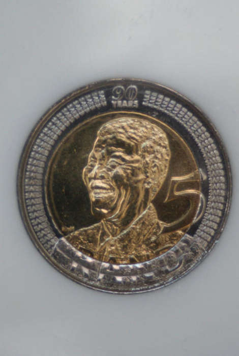 3 x MANDELA 90th ERROR COINS - 2008  - UNCIRCULATED !!!