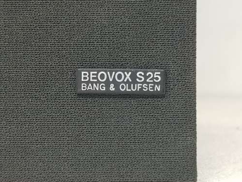 VINTAGE B&O BEOVOX S25 SPEAKER SET.