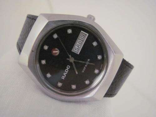 CLASSIC RADO VOYAGER MIDSIZE SS DAY DATE SS WATCH