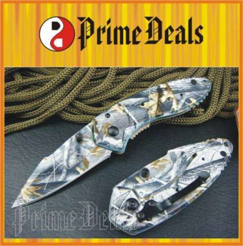 4 to Go! GERBER X04 CAMO POCKET KNIFE - Aerospace Aluminium Handle - UNIQUE DESIGN!!