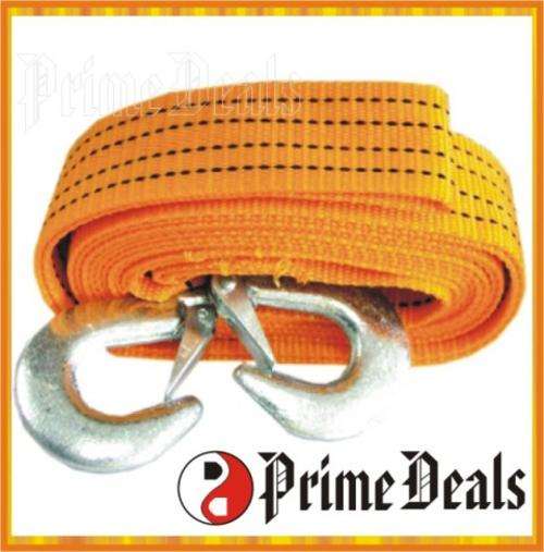 4 Units to GO!! FLUORESCENT TOW ROPE - Super Strong - 4m Length - 5000Kg - 4x4 Tow Rope!