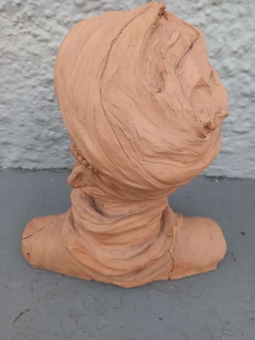 Hand made Clay Bust