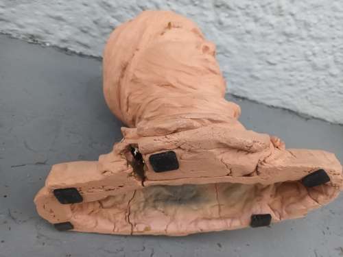 Hand made Clay Bust
