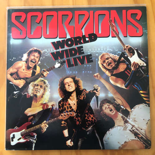 SCORPIONS - WORLD WIDE LIVE . LP Vinyl Album