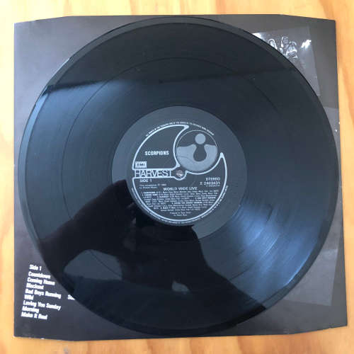 SCORPIONS - WORLD WIDE LIVE . LP Vinyl Album