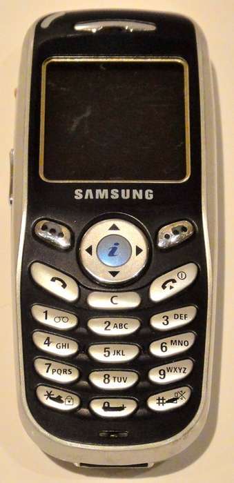 SAMSUNG SGH-X100 MOBILE PHONE AND CHARGER