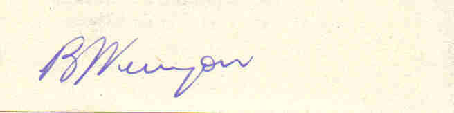 Basil Kenyon Autograph