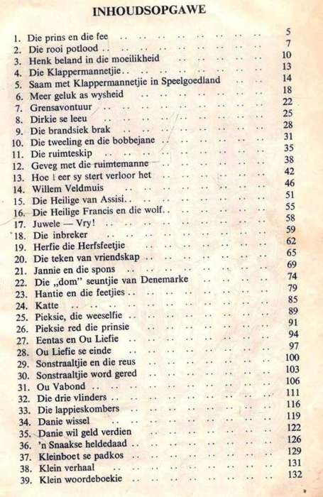 Klappermannetjie  -  Die President-Reeks
