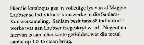 A Liberarory  Vision --  `n Bevrydende Siening  -  Maggie Laubser - Sanlam Kunsvesameling