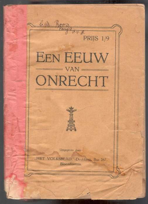 Een Eeuw van Onrecht