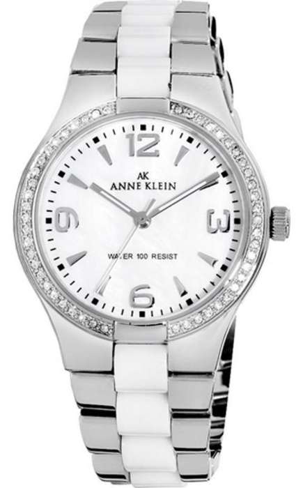 ANNE KLEIN Swarovski Crystal Ceramic Ladies Dress Watch