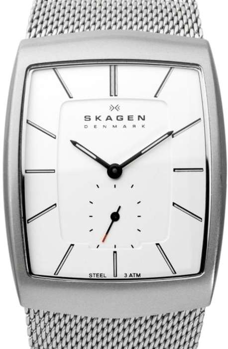 SKAGEN Denmark Matte Steel Mesh Band Mens Watch