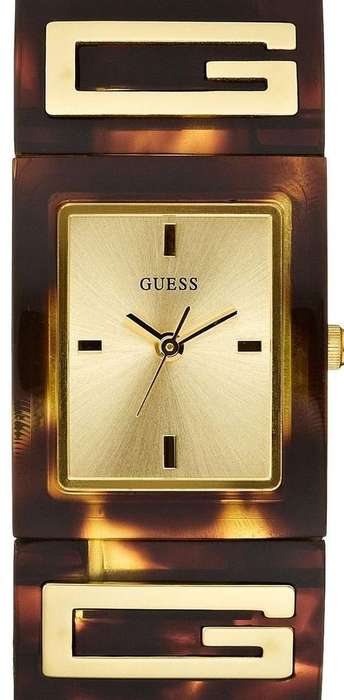 GUESS Flair Gold Tone & Tortoise Shell Ladies Watch