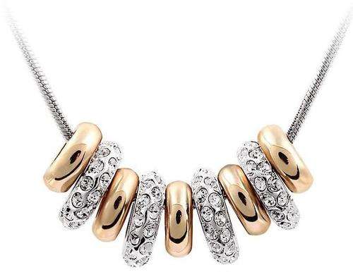 SWAROVSKI Elements 9 Ring Ladies Necklace