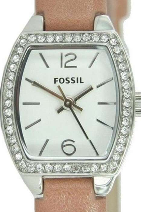 Authentic FOSSIL Classic Crystal Accented Ladies Watch