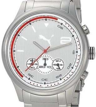 Authentic PUMA Wheel Stainless Steel Chronograph Mens Watch