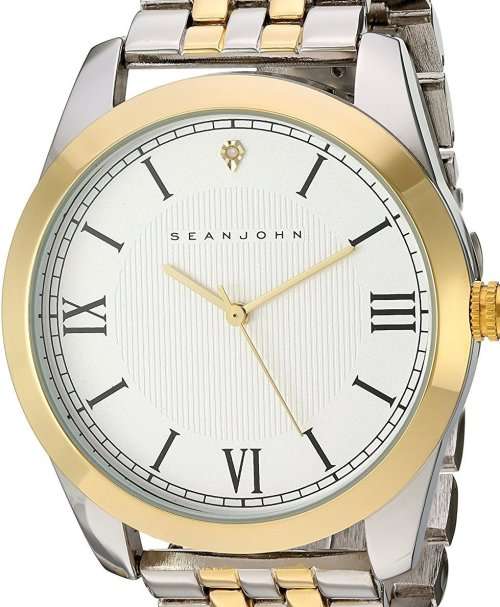 Authentic SEAN JOHN Two Tone Stainless Steel Mens Watch