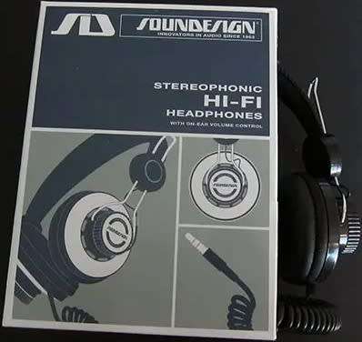 SOUNDESIGN Retro Stereophonic Hi-Fi Headphones - On-ear Volume Control