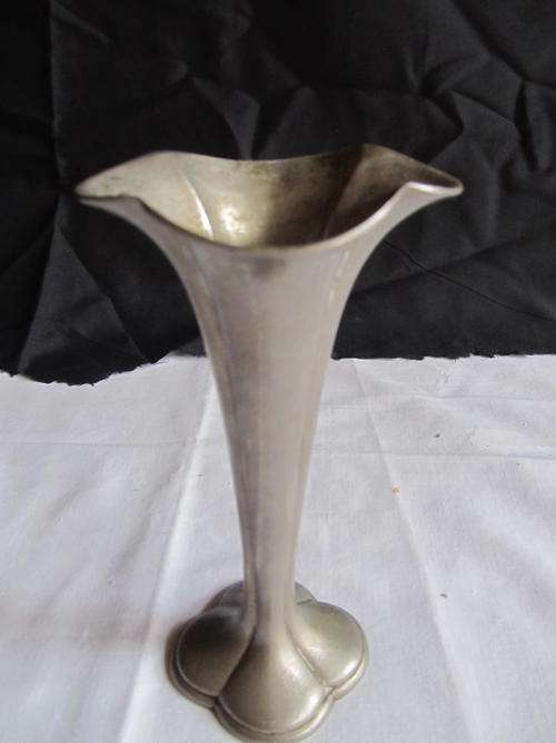 SILVER PLATED VASE