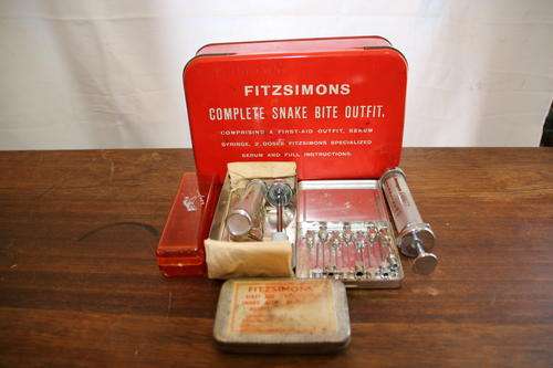 Vintage Fitzsimmons Complete Snake Bite Outfit / Kit
