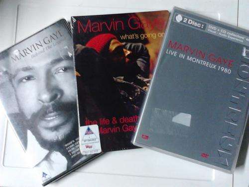3 New Music DVDs,Marvin Gaye collection -LAST SET