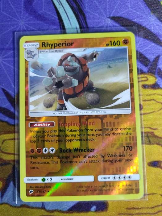 Pokemon Trading Card Game - Rhyperior - 67/147 - Holo Rare
