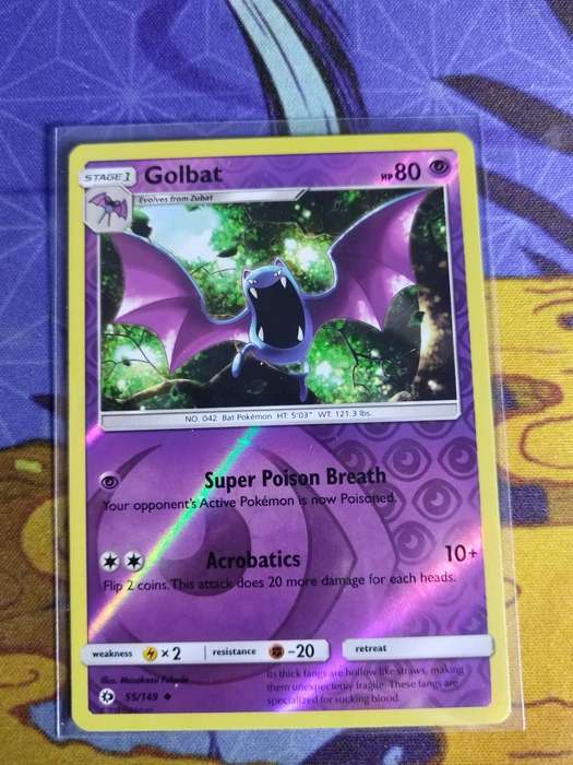 Pokemon Trading Card Game - Golbat - 55/149 - Uncommon Reverse Holo