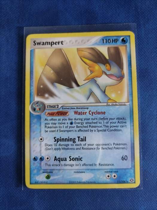 Pokemon Trading Card Game - Swampert - 11/106 - Rare Theme Deck Exclusive Pokemon Theme Deck Exclusi