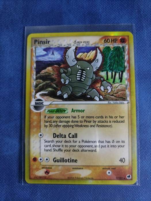 Pokemon Trading Card Game - Pinsir (Delta Species) - 9/101 - Reverse Holo Ex Dragon Frontiers