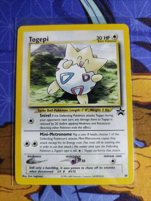 Pokemon Trading Card Game - Togepi - 30 - Promo Pokemon Wizards Black Star Promos