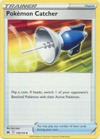 Pokemon Trading Card Game - Pokemon Catcher - 138/159 - Uncommon Crown Zenith