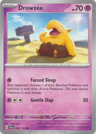 Pokemon Trading Card Game - Drowzee - 082/198 - Common Scarlet & Violet (Base Set)