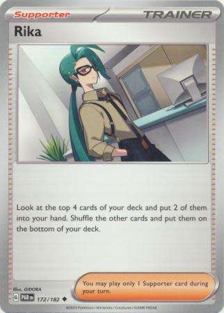 Pokemon Trading Card Game - Rika - 172/182 - Uncommon Scarlet & Violet: Paradox Rift