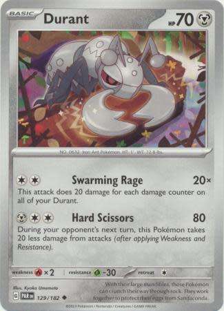 Pokemon Trading Card Game - Durant - 129/182 - Uncommon Scarlet & Violet: Paradox Rift