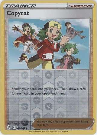Pokemon Trading Card Game - Copycat - 143/203 - Uncommon Reverse Holo Sword & Shield: Evolving Skies