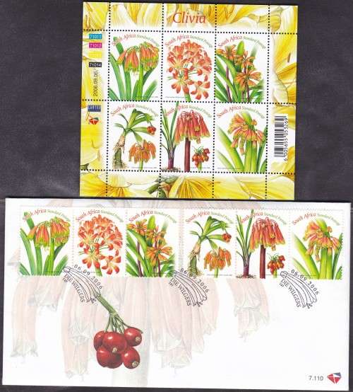 RSA - CLIVIA, FDC 7.110 WITH U/M FULL SHEET - ALL FINE!!!!!