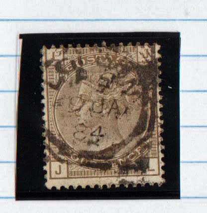 GREAT BRITAIN-1880-83 Q VIC-4D GREY BROWN-GOOD USED-CV R1840-SG 160