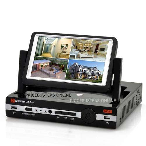 8CH DVR With 10 Inch Screen - H.264, D1 Resolution, HDMI Port