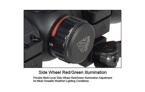 Leapers Inc. UTG 3-9X32 1" BugBuster Scope, AO, RGB Mil-dot, QD Rings