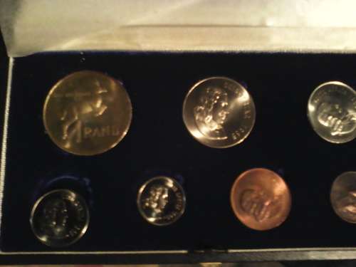 English R1 to english 1 cent 1965 proof set